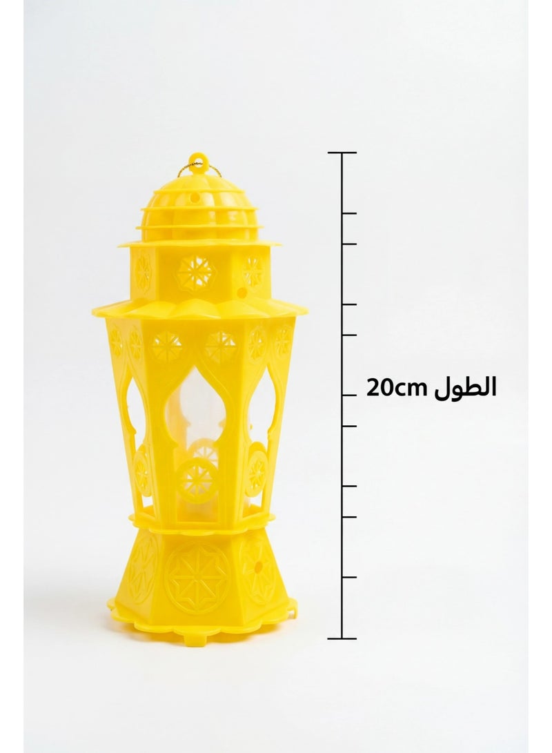 فانوس رمضان البلاستيك للأطفال مع أضواء وأغاني رمضان - Image 2